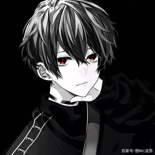 二次元高冷帅气的男生头像