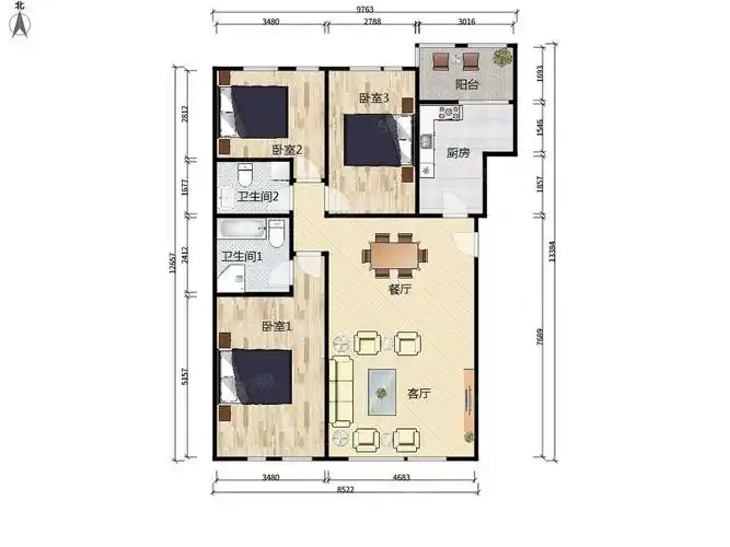 【北京印象】小区主力户型有哪些?