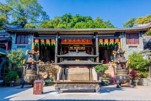 中国广东广州三元宫大殿