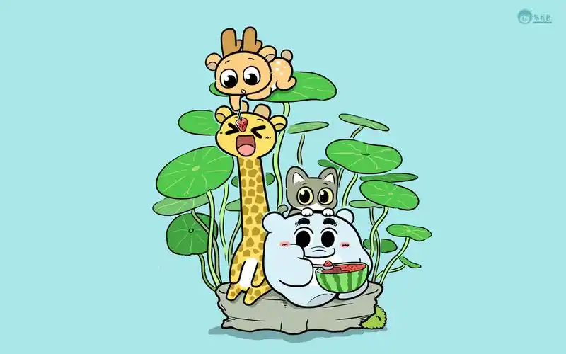 象扑君可爱卡通宽屏电脑桌面主题壁纸大全(二)高清大图预览1920x1200