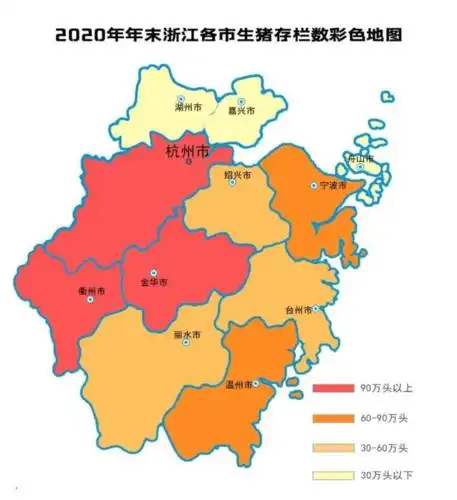 浙江600多万头生猪分布在哪?这三个市最多