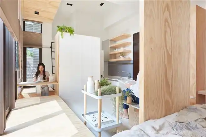 33平米迷你超机能小宇宙-黄铃芳的设计师家园-一居,开间,现代简约