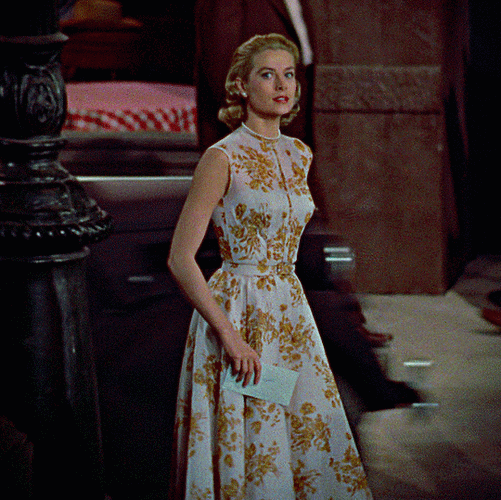 格蕾丝·凯利《后窗》6套造型欣赏:衣服和美人的互相成就