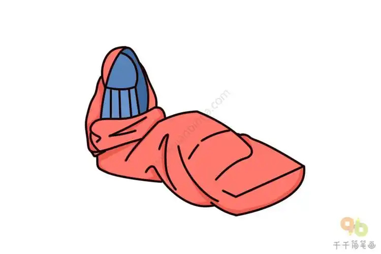 轻松学常见的睡袋简笔画图片大全