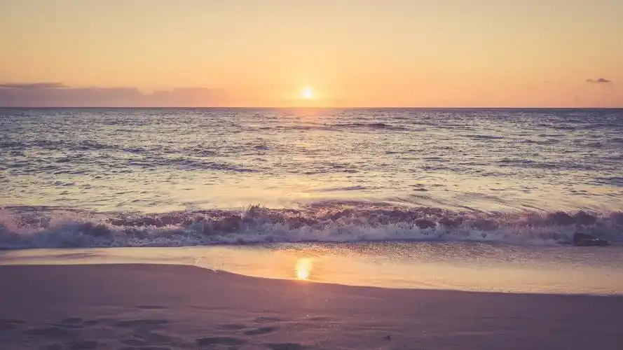 自然壁纸,自然,美景,夕阳,电脑壁纸,壁纸唯美海边日落