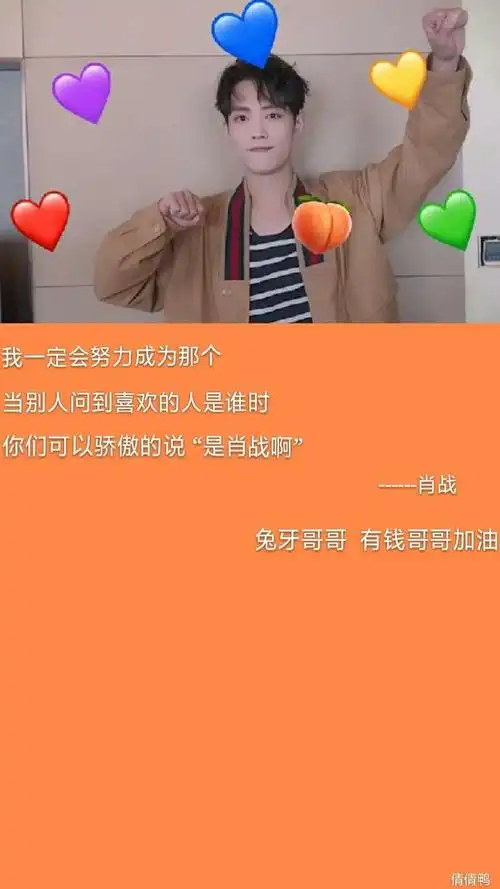 自制壁纸肖战鸭