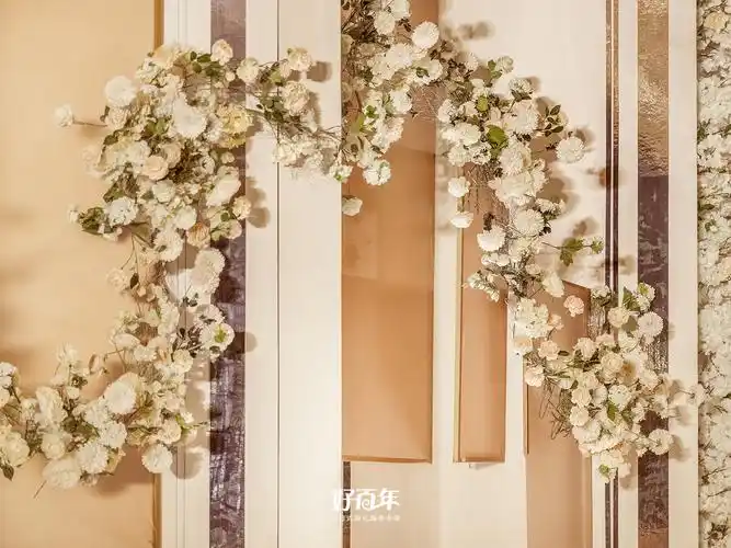 香槟简约大气风婚礼策划布置套餐