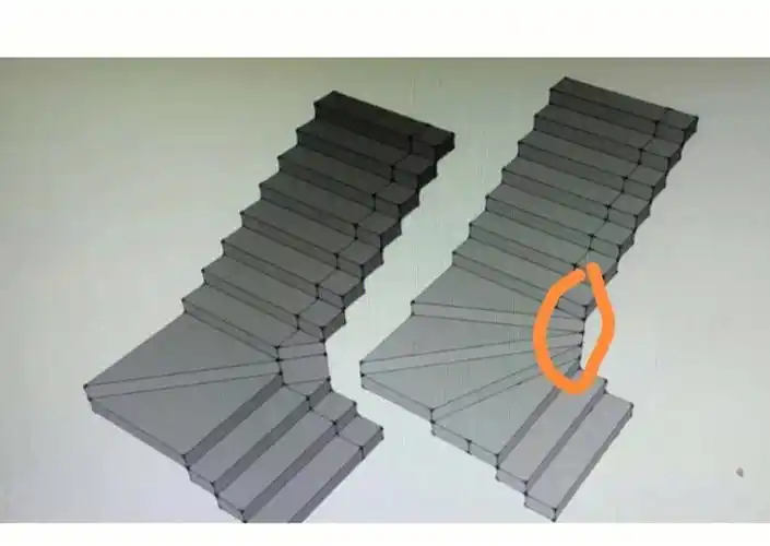 楼梯加宽拐角改造