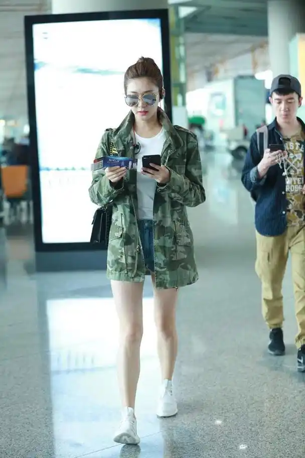 江疏影机场高清美拍图集(四)