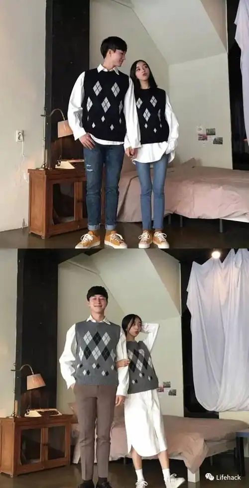 以后有了身高185的男朋友,就跟他这样穿情侣装