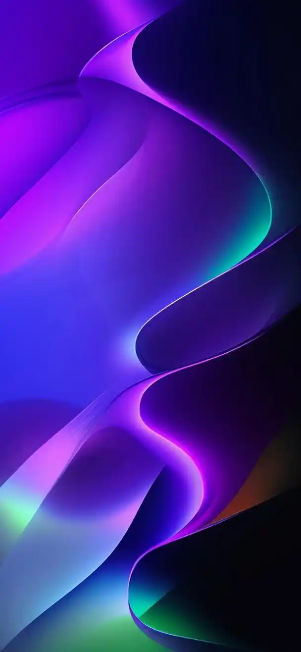 手机壁纸 - 渐变色一波又一波