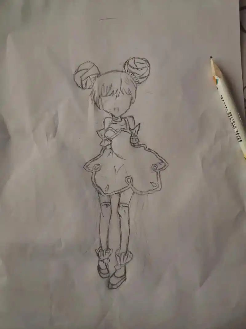 这画是用了亿点点魔法吧 #铅笔稿 #小乔原皮 #王者荣耀 - 抖音