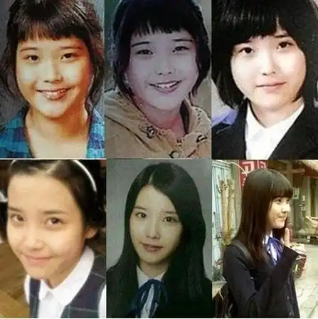 iu老照片见证灰姑娘蜕变记