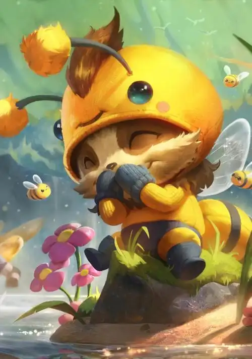 英雄联盟迅捷斥候提莫提百万蘑菇小蜜蜂皮肤18