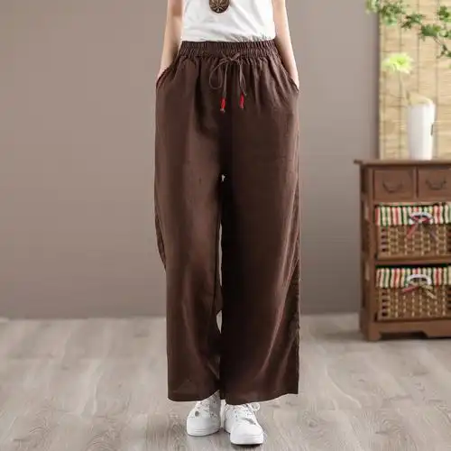 江苏 苏州花臻素 棉麻文艺风女装/女士精品休闲裤更新时间:2022年04月