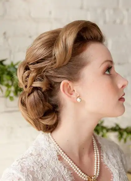 最新欧美时尚盘发品鉴图片