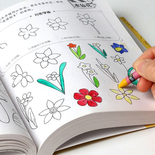 简笔画教程5000例小学生入门零基础幼师手绘儿童画画幼儿绘画书籍