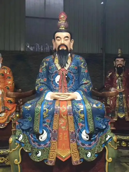 神像 本厂专业铸造彩绘三官大帝神像 五路财神神像 五路财神神像图片