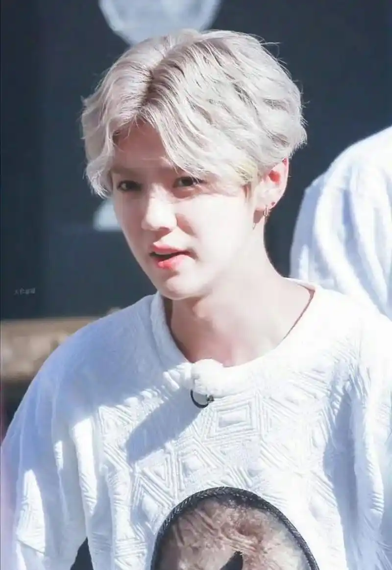 鹿晗应该是内娱银发最好看的男明星了,后面再多都是菀菀类卿.