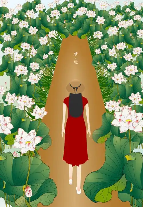 很久以前梦境中出现的画面,一直记忆深刻,所以就画了出来.