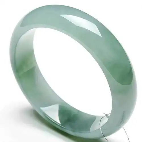 8飘花翡翠手镯玉手镯玉器手镯玉石a货玉镯子