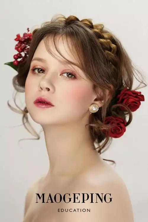 十六款新娘盘发图解教程,超美超撩人!