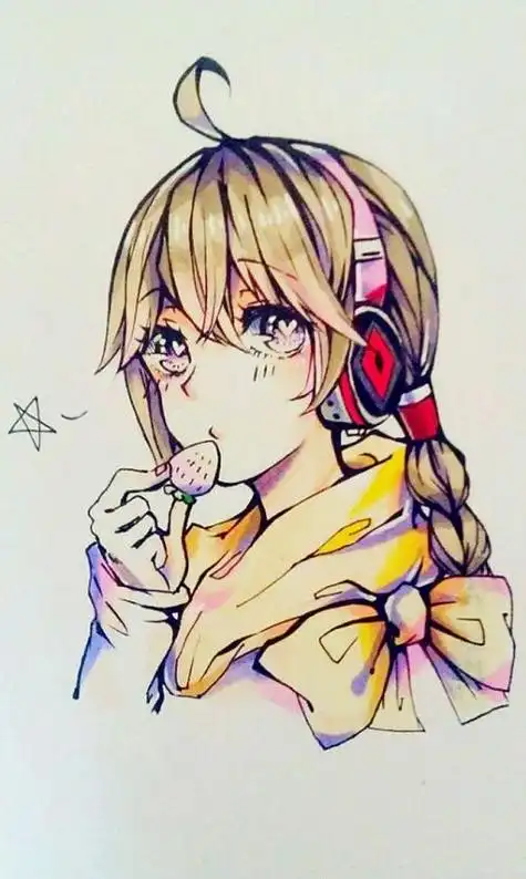 彩铅动漫人物图片 彩铅动漫人物图片简单