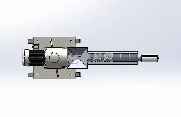 30单螺杆挤出机模型
