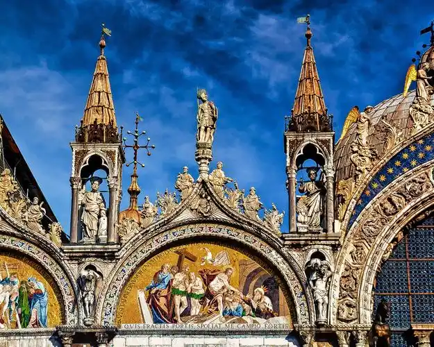 圣马可大教堂,前视图,意大利,威尼斯 桌布 | 1280x1024 桌布下载 | hk