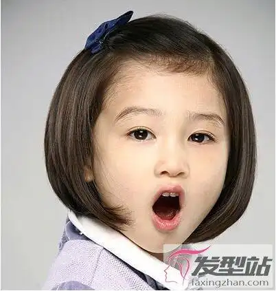 小女孩适合剪什么短发 清爽短直发变身乖宝宝