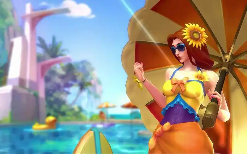 英雄联盟皮肤——游泳夏日装(1)