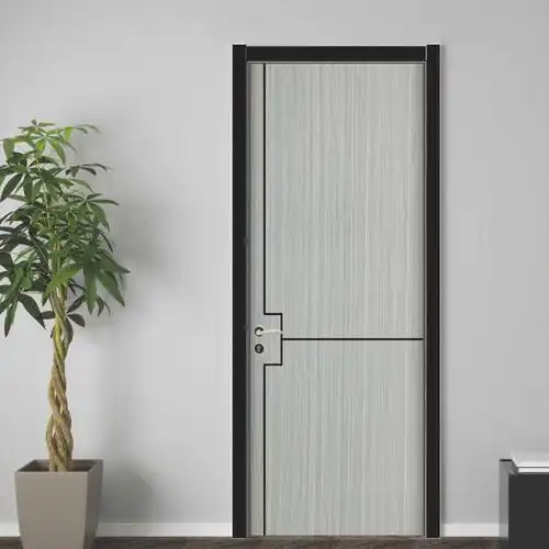 木门现代极简无漆门免漆门科技复合套装室内门平板卧室门