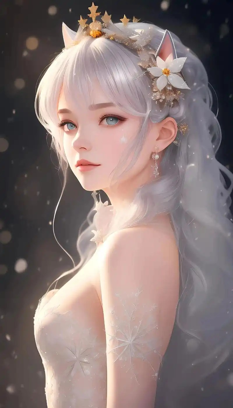 猫耳朵-美女#二次元 #动漫美图 #绝美壁纸 #动漫壁纸 # - 抖音