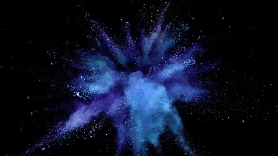 晕染清新水彩背景节日背景清新蓝色渐变渲染展板背景元素彩色水墨中国