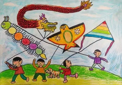 红蓝格书画培训中心的孩子参加icaa第八届冬季国际少儿书画大赛作品