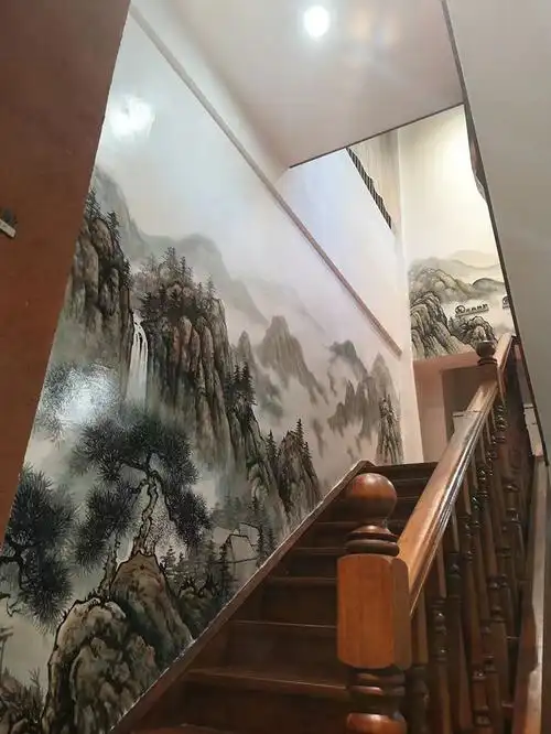 烟台楼梯墙绘-重庆睿思装饰设计工作室