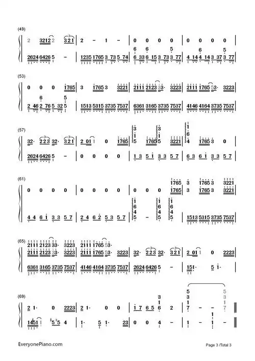 不要对他说-张信哲双手简谱预览3
