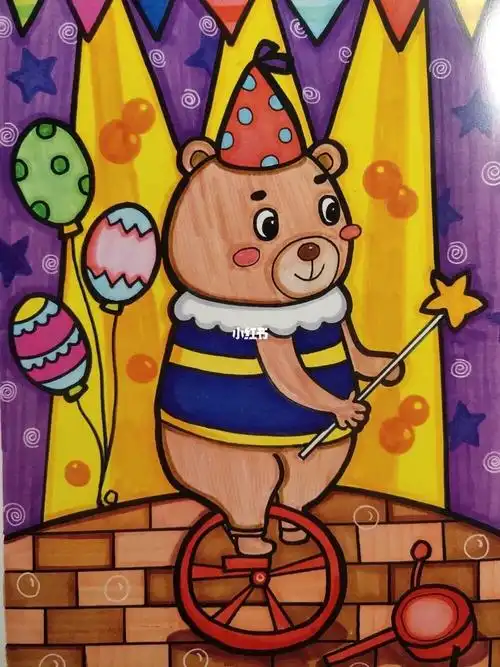 创意美术儿童画  #范画  #创意美术  #创意美术  #儿童创意美术