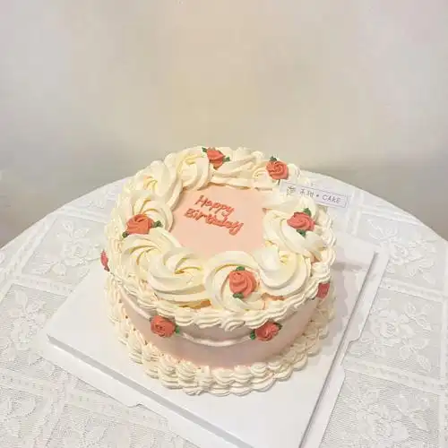 6寸蛋糕简约蛋糕复古蛋糕