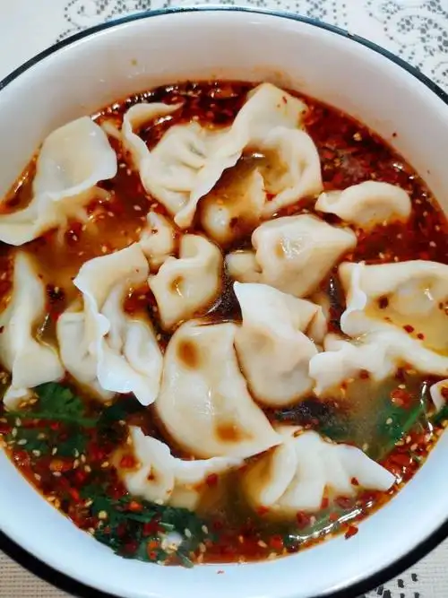 完成,宝宝说以后就这么吃了,东北人吃饺子都是