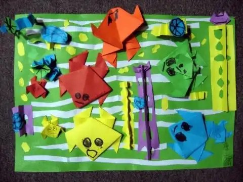 手工系列二 4---7岁   池塘里的青蛙>>