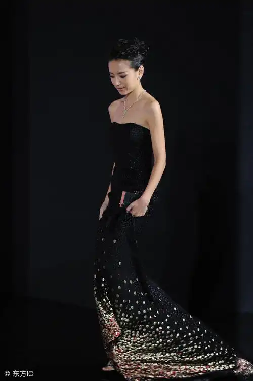 董洁穿黑色拖地裙亮相某活动,网友:漫天繁星,最亮的星河在下边