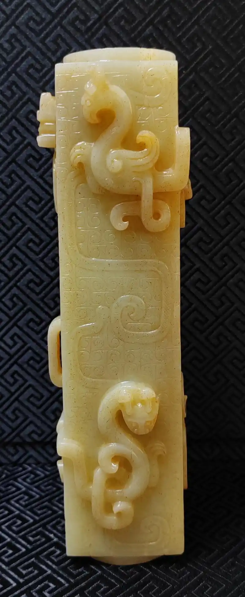 品藏阁光远鉴研171:螭龙玉琮(战国)由法器化为礼器的时代杰作