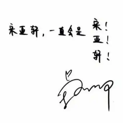 宋亚轩超话#宋亚轩声生不息#签名都变得如此板正@时代少年团-宋亚轩