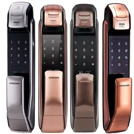 三星dp728密码防盗感应卡指纹锁