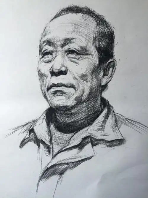 肖像素描教学练习步骤