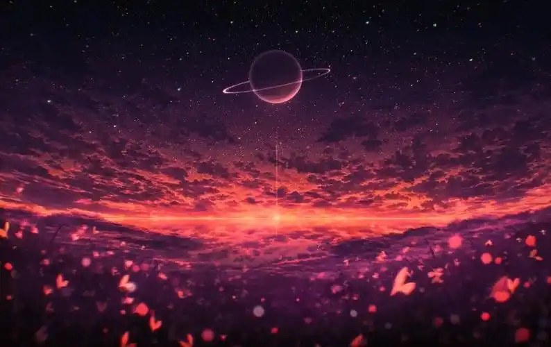 第9期在这一刻沉沦绝美二次元星空壁纸