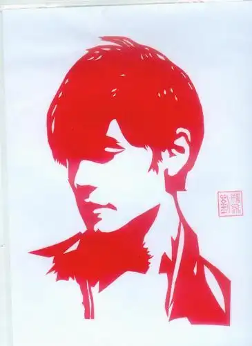 周杰伦剪纸