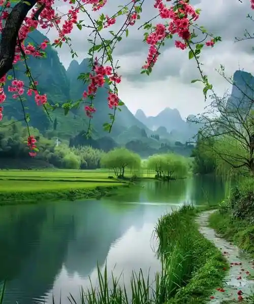 顺风顺水顺运气,好风好水好风景