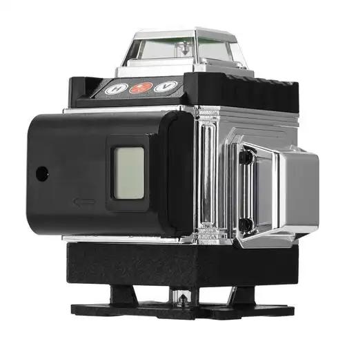 16线水平仪绿光激光室外强光平水3d贴墙仪高精度自动找平 银色16线